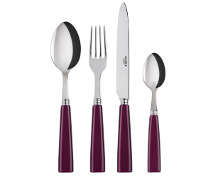 Sabre Besteckserie 'Natura' aubergine