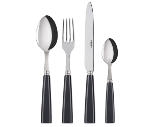 Sabre Besteckserie 'Natura' dunkelgrau
