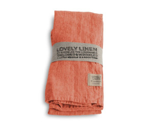 Lovely Linen Stoffservietten Lovely pfirsich (45 x 45 cm) 4er - Set