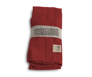 Lovely Linen Stoffservietten Lovely rot (45 x 45 cm) 4er - Set