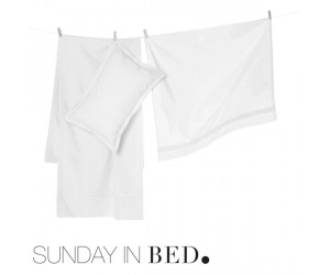 Sunday in Bed Bettwäsche Flanell weiß