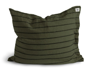Lovely Linen Leinenbettwäsche MISTY stripe forest