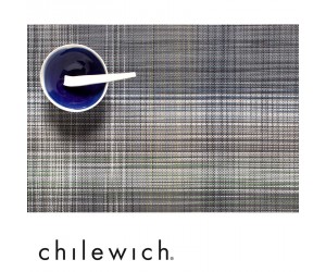 Chilewich 2 er Tischset Plaid grau 
