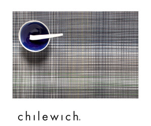 Chilewich Tischset Plaid rechteckig grau 2-er Set