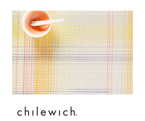 Chilewich Tischset Plaid sorbet 3-er Set