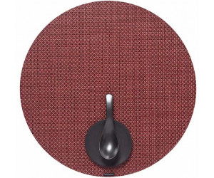 Chilewich - 4-er Set BASKETWEAVE rund 38 cm - Pomegranate