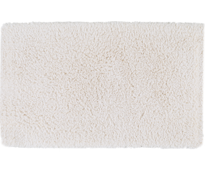 Abyss & Habidecor Badeteppich Shag weiß -100 (60 x 60 cm) EINZELSTÜCK