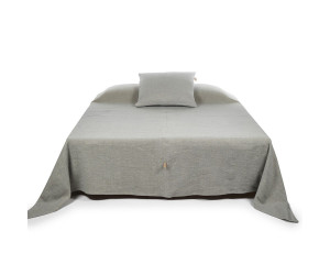 Libeco Tagesdecke Shetland grau