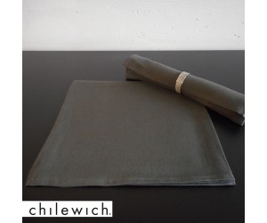 Chilewich Serviette Single smoke 2-er Set