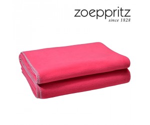 Zoeppritz Plaid Soft-Fleece deep pink (160 x 200 cm)