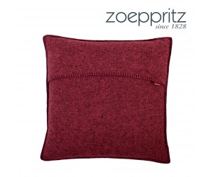 Zoepritz Dekokissen Soft-Wool rot