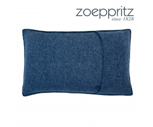  Zoeppritz Dekokissen Soft-Wool blau