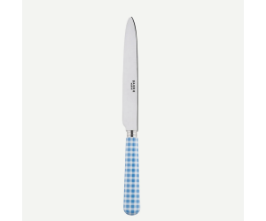Sabre Tafelmesser Vichy hellblau (L: 24 cm) EINZELSTÜCK