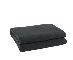 Zoeppritz Plaid Soft-Fleece dunkelgrau