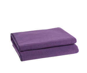 Zoeppritz Plaid Soft-Fleece purple-490 (110 x 150 cm)