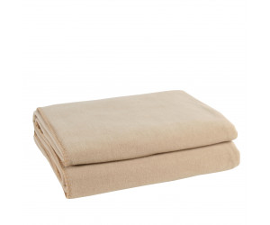 Zoeppritz Plaid Soft-Fleece sand