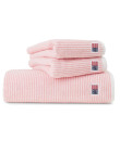 Lexington Handtuchserie Original Towel Striped vintage pink/weiß,