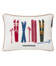 Lexington Skis and Poles Organic Cotton Velvet Dekokissen 30x40 cm