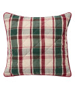 Lexington Quilted Checked Linen/Cotton Dekokissenbezug, 50x50 cm