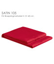 Christian Fischbacher Spannbettlaken SATIN 105/ Col.292 rot Matratzenhöhe 31-40 cm