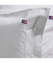 Lexington Bettwäsche Authentic Pin Point Oxford grau/weiß