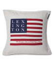 Lexington Dekokissen Arts & Crafts Logo beige