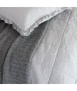 Passion for Linen Tagesdecke Nice cloudy grey 250x260 cm