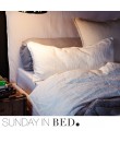 Sunday in Bed Bettwäsche Washed Linen weiß