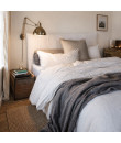 Sunday in Bed Bettwäsche Washed Linen Weiß
