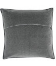 Zoeppritz Dekokissen Soft-Fleece mittelgrau