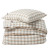 Lexington Bettwäscheset Checked Cotton Flannel Grün/Beige, 135 x 200 / 80 x 80 cm