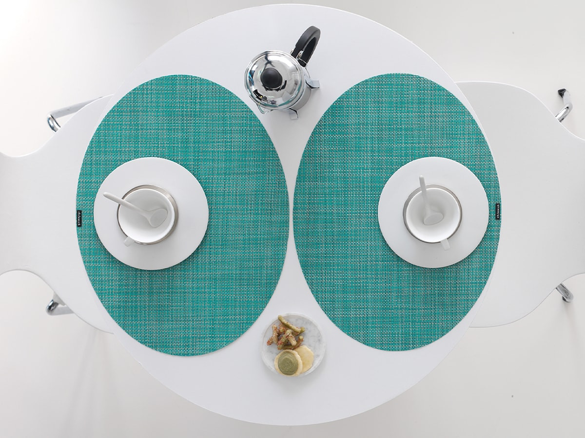 Chilewich Set Oval Mini Basketweave