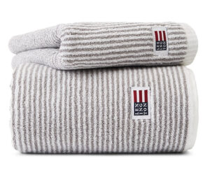 Lexington Handtuchserie Original Striped Grau/Weiß