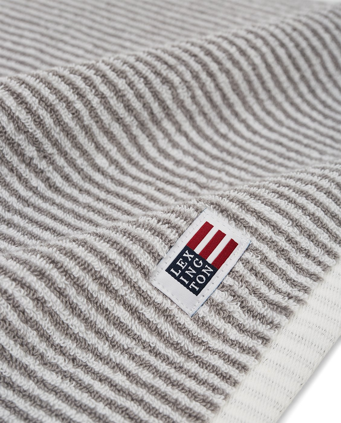 Lexington Handtuchserie Original Striped Grau/Weiß – Bild 3