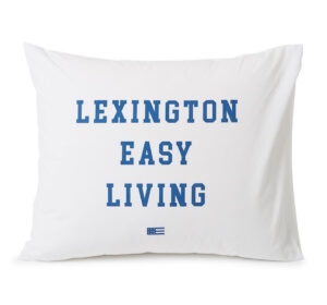 Lexington Kissenbezug Printed Organic Cotton Blue 50 x 70 cm