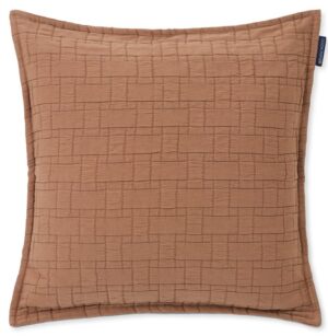 Lexington Dekokissenbezug Basket Structured Cotton Midbrown 50 x 50 cm