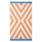 Lexington Strandtuch Graphic Cotton Velour Beige 100 x 180 cm