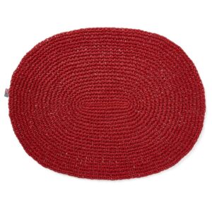 Lexington Platzset Oval Paper Straw Rot 35 x 45 cm