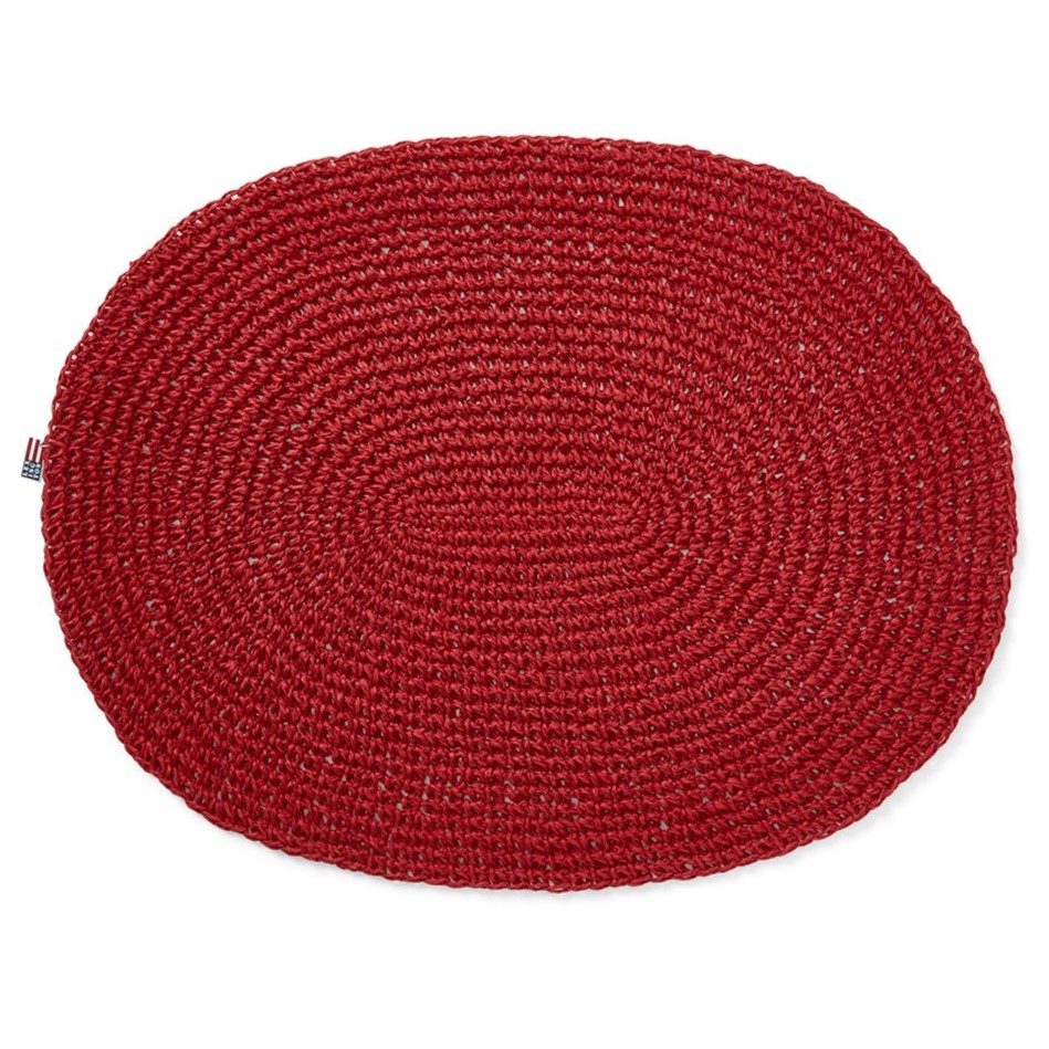 Lexington Platzset Oval Paper Straw Rot 35 x 45 cm