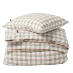 Lexington Bettwäscheset Checked Cotton Flannel Grün/Beige