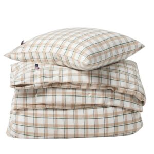Lexington Bettwäscheset Checked Cotton Flannel Grün/Beige