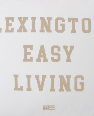 Lexington Kissenbezug Printed Organic Cotton Beige 50 x 70 cm