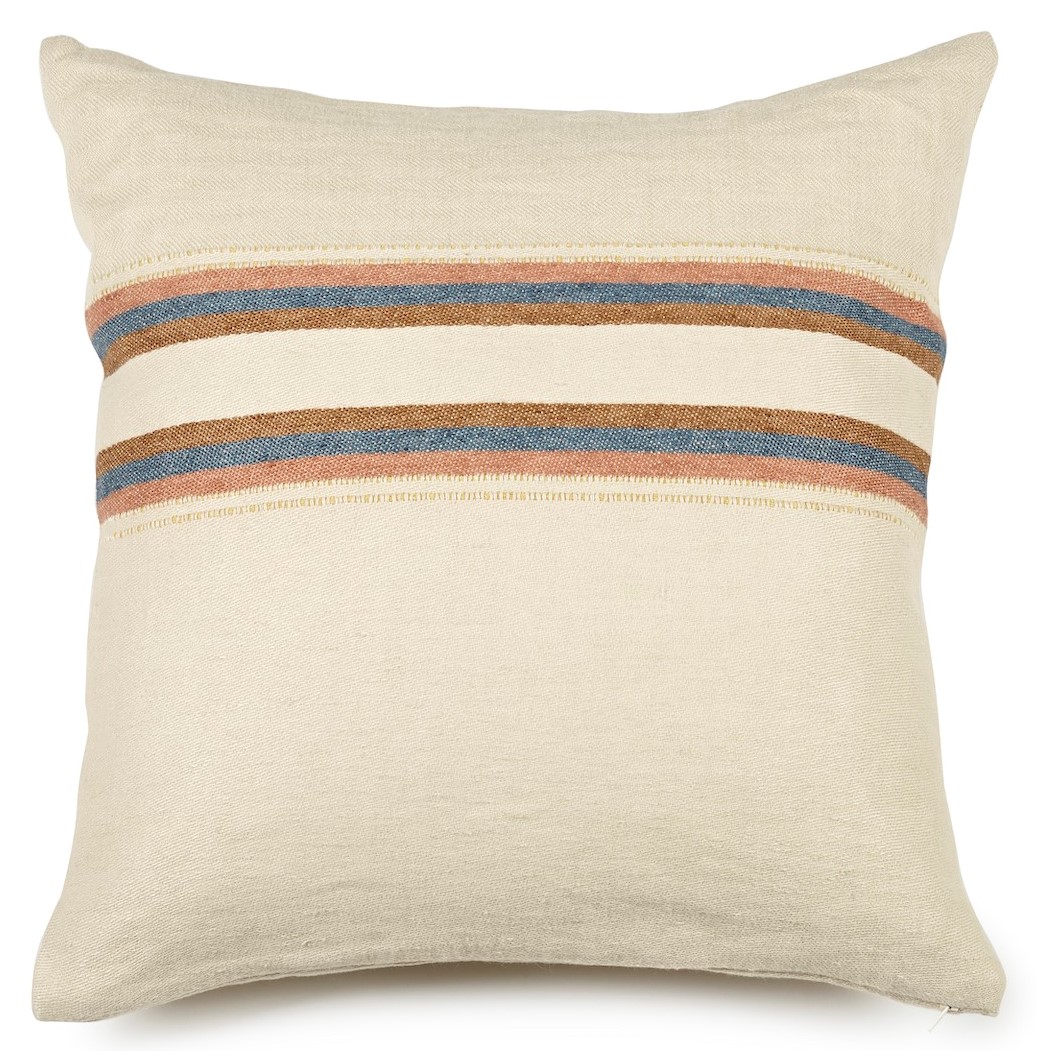 Libeco The Belgian Pillow Harlan Stripe 50 x 50 cm