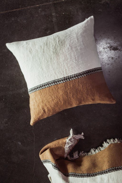 Libeco Dekokissenbezug Etienne Stripe 63 x 63 cm – Bild 2
