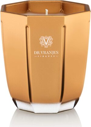 Dr. Vranjes Duftkerze Oud Nobile im goldfarbenen Glas
