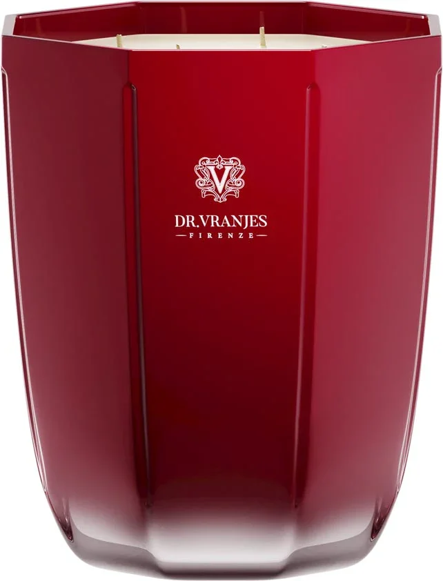Dr. Vranjes Duftkerze Rosso Nobile im turmalinfarbenen Glas