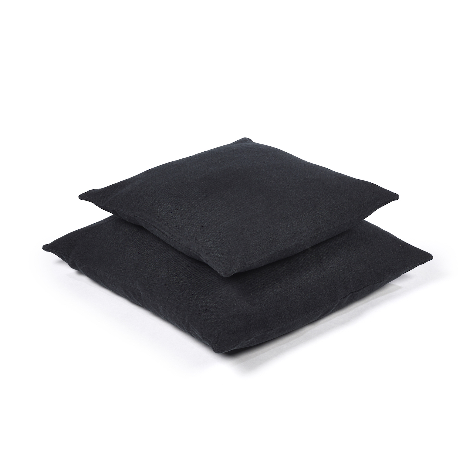 Libeco Dekokissenserie Hudson Black – Bild 3