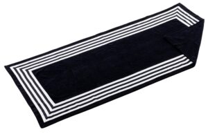Abyss & Habidecor Strandtuch Cannes Black (990) 90 x 200 cm