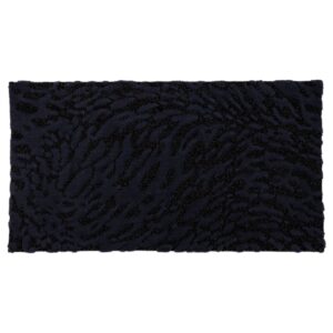 Abyss & Habidecor Badteppich Flow Black 70 x 120 cm