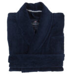 Lexington Bademantel Hotel Velour Blau